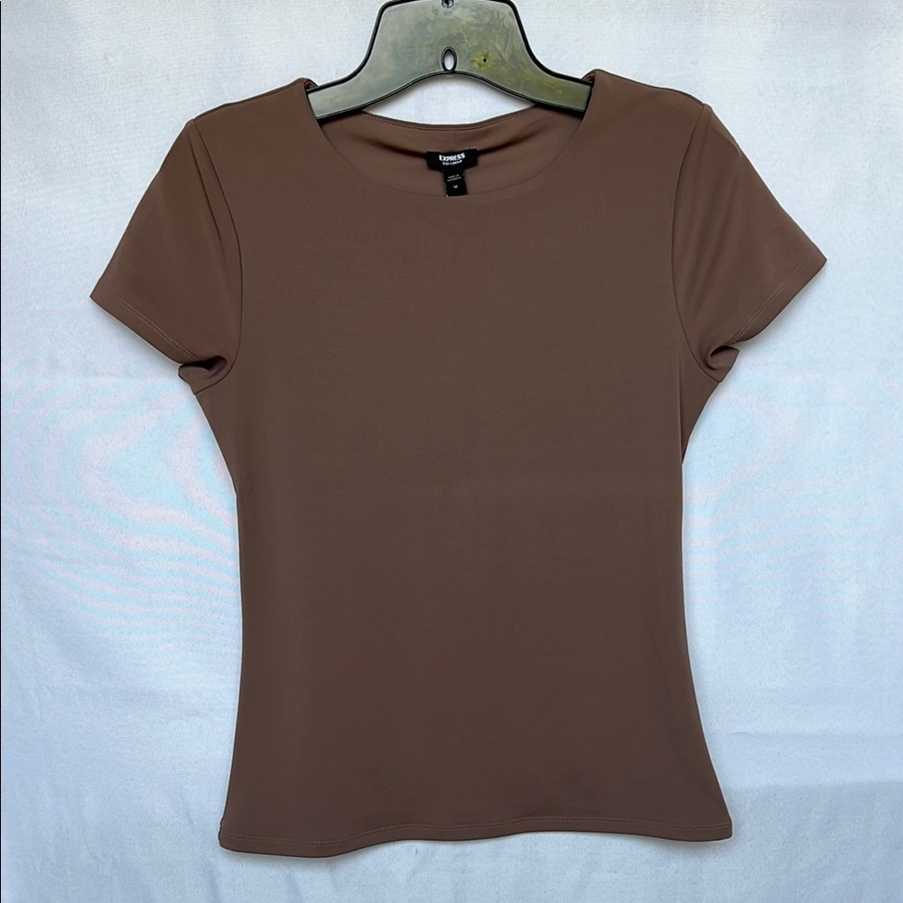 Express Fitted Short Sleeve Top